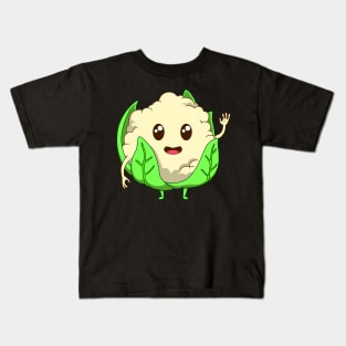 Cartoon cauliflower Kids T-Shirt